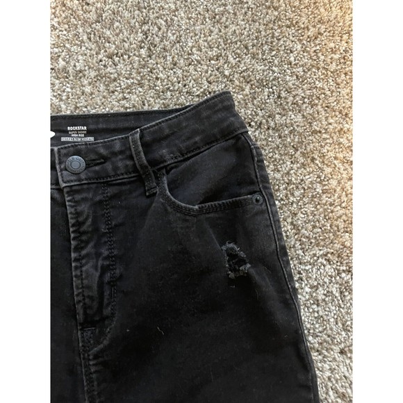 Women's Old Navy Jeans Rockstar Super Skinny High Rise Secret Slim Pocket Size 4 - Picture 3 of 13